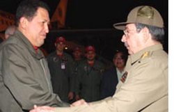 Venezuelas President Hugo Chavez Held Fruitful Meeting with Fidel and Raul after World Tour